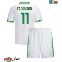 Camiseta AS Roma Evan Ferguson #11 Tercera Equipación para niños 2025-26 manga corta (+ pantalones cortos)